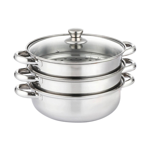 Stainless Steel Steamer Meat Vegetable - Model-7580D8