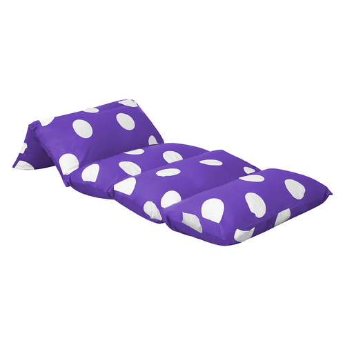 Foldable Mattress Kids Pillow Purple Medium - Model-EFB600