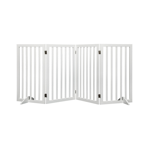Wooden Pet Gate Dog Fence Safety White 800x 3MM - Model-1A1331