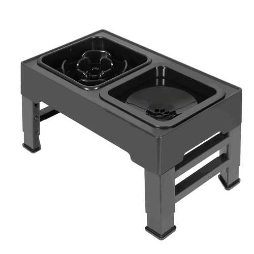 Elevated Pet Feeder 4 Height Adjustable - Model-A8342B