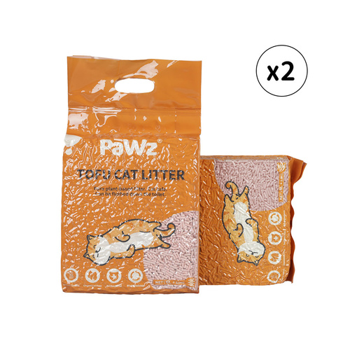 2.5kg Tofu Cat Litter Clumping Peach - Model-4EFB7E