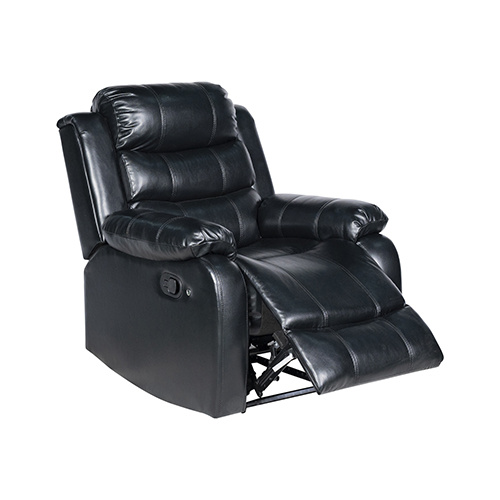 Chelsea Recliner 1R Black Pu Leather