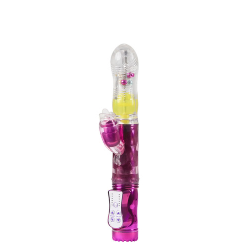 Rabbit Vibrator Masturbator Thrusting Pink - Model-9AA91C