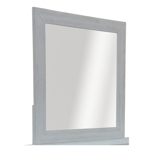 Dresser Mirror Vanity Dressing Table Solid Mindi Wood Frame White Wash