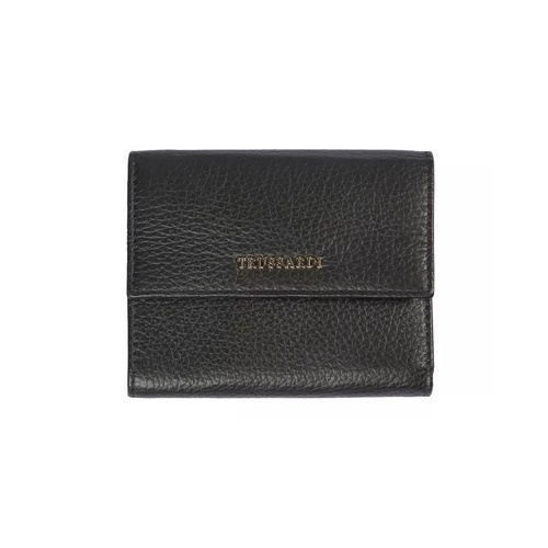 Embossed Leather Womens Wallet with Press Button Closure One Size Women