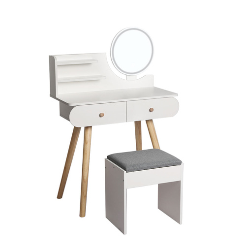 Dressing Table Stool LED Mirror - Model-11BD27