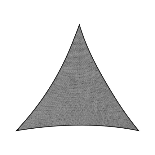 280GSM Outdoor Sun Shade Sail Canopy Grey Triangle 3.6m x 3.6m x 3.6m