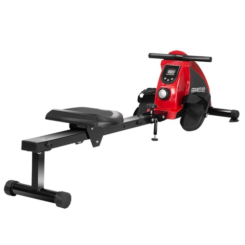  Foldable Rowing Machine Magnetic Resistance RW-H02 - Red
