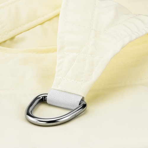 Waterproof 160GSM Outdoor Sun Shade Sail Canopy Cream 3 x 4m